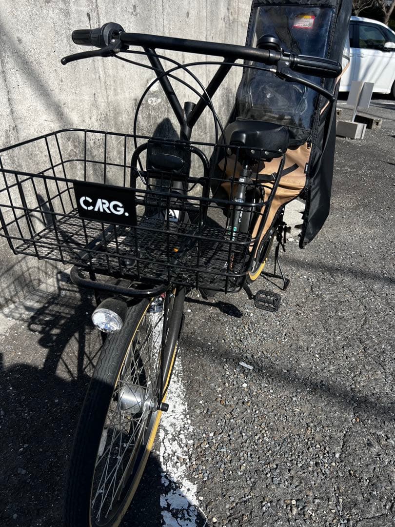 【送料込み】自転車 チャイルドシート 雨よけカバー 変速機付き 美品