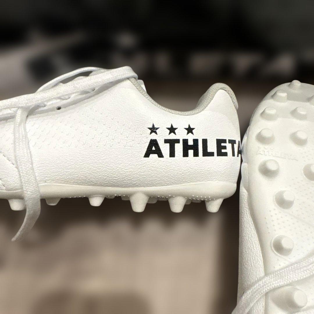 ATHLETA Jr. サッカースパイク 21.5 ホワイト