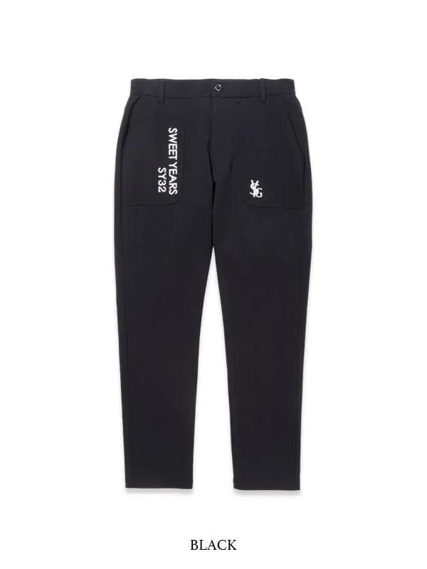 【新品セット】SY32 クルーネックスウェット＆ストレッチパンツ メンズM 黒