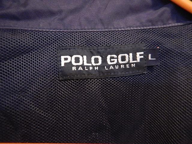 POLO GOLF ネイビー ジャケット Lサイズ　ドリズラー　スイングトップ