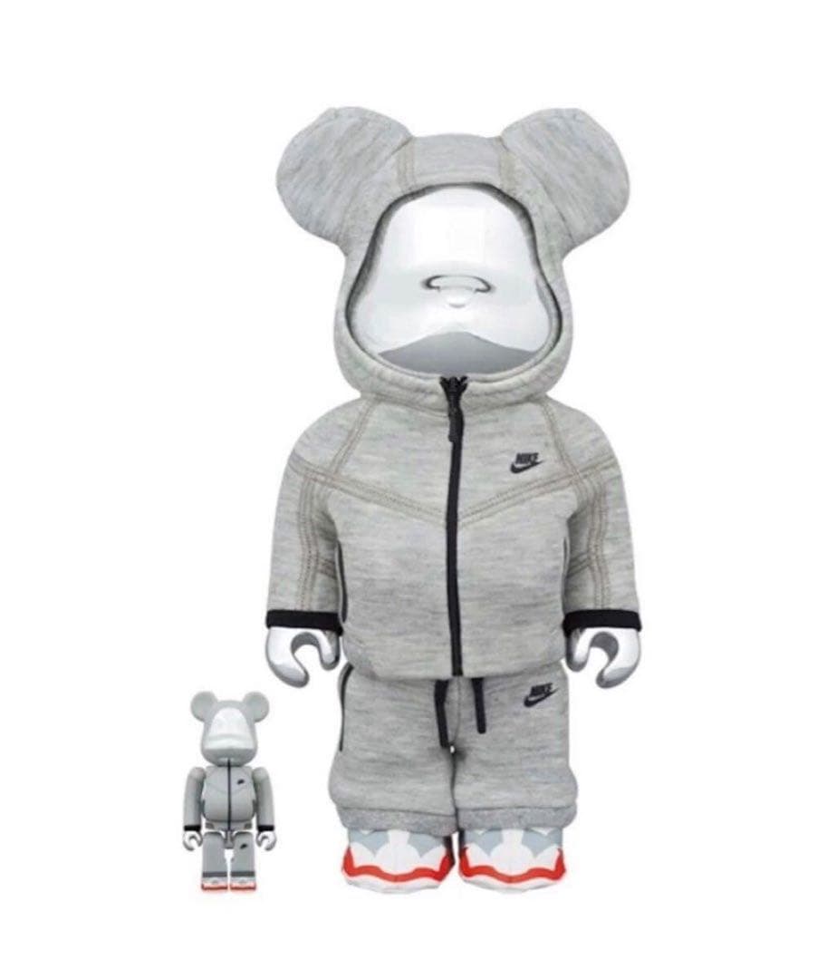 メディコム ベアブリック ナイキTech Fleece N98 400%セット
