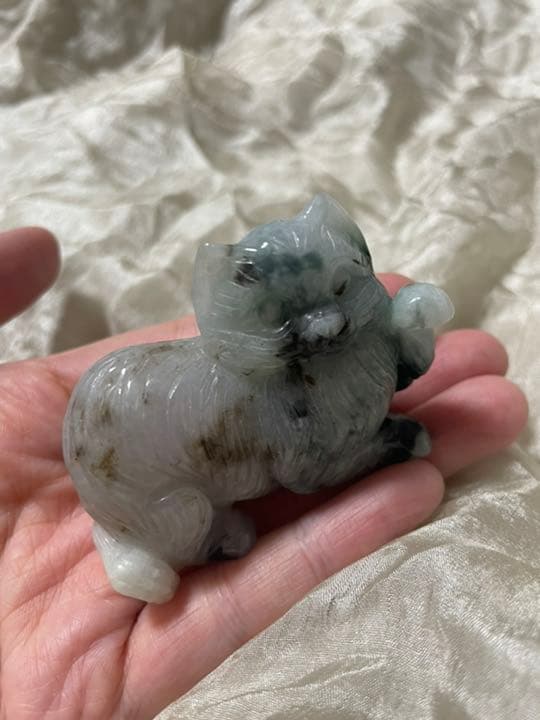 飘花翡翠猫