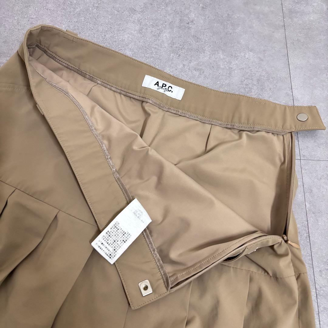 A.P.C.golf 韓国　ゴルフウェア　インナーパンツ　プリーツ　ベージュ　S