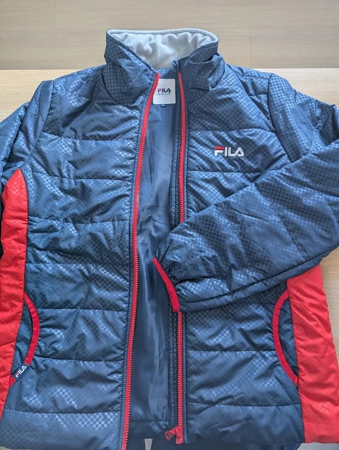 未使用！ FILA ゴルフウェア 中綿 ジャケット パンツ 上下セット　ジャージ