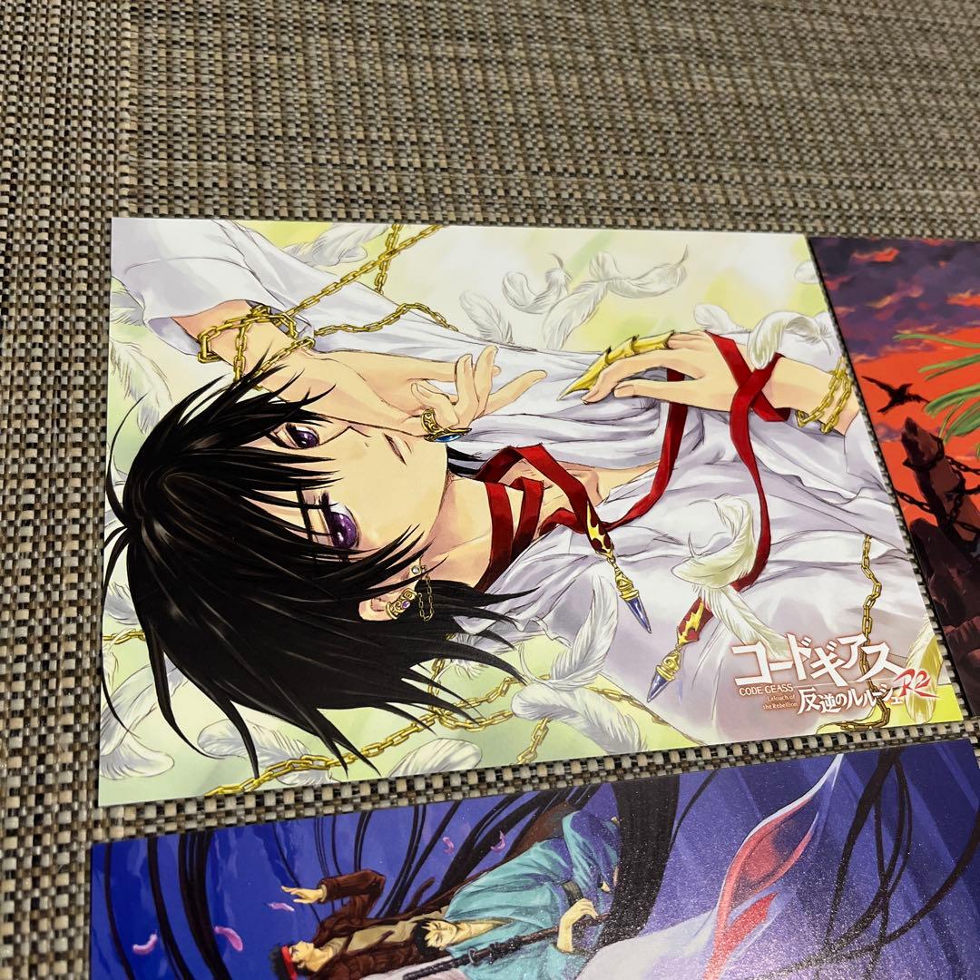 コードギアス　反逆のルルーシュ CLAMP イラストカード　8枚セット　レア
