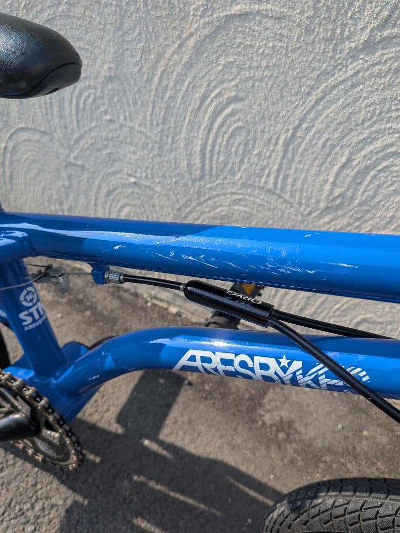 キッズ　BMX　16インチ 青 ARESBIKE