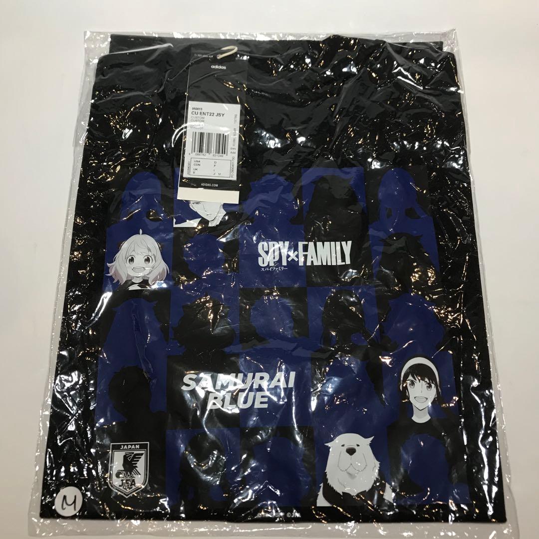 adidas SPY FAMILY サッカー日本代表 Tシャツ サムライブルー
