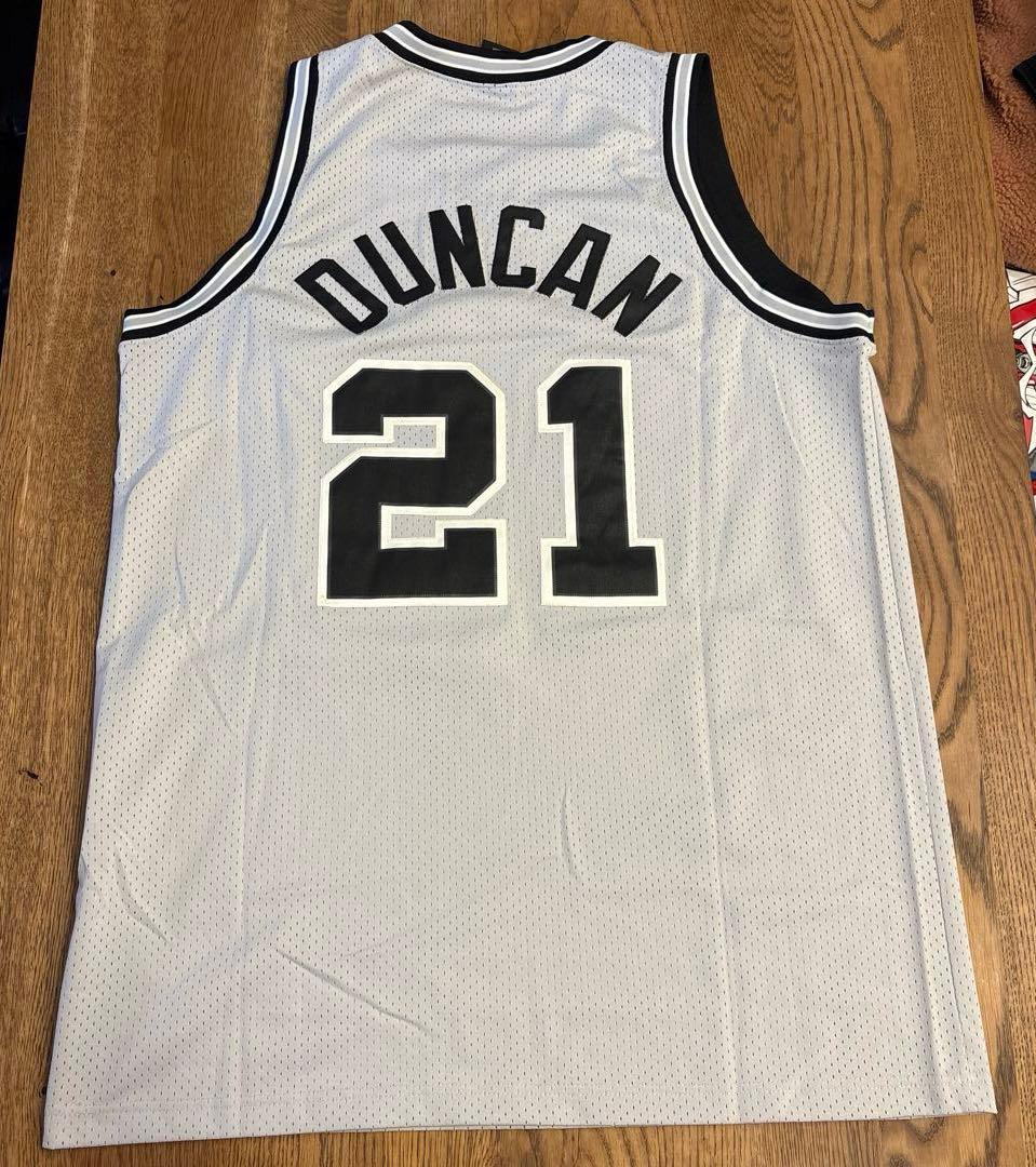 NBA サンアントニオスパーズ　ティム・ダンカン選手　スウィングマンジャージ　L