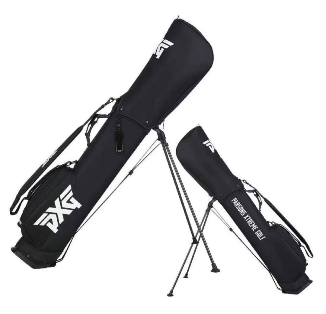 PXG ラウンドバッグ セルフスタンドバッグ ハーフキャディバッグ ブラック