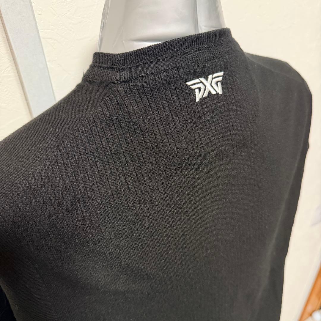PXG サイドライン クルーネック ニット セーター M ブラック