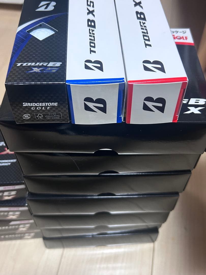 ブリヂストン ゴルフボール　11ダースと３スリープ ツアーＢ　X 新品　ボール