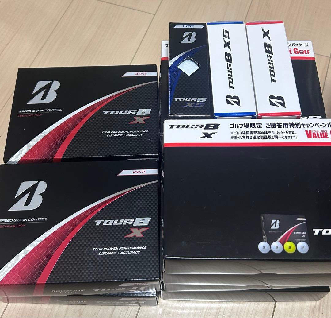 ブリヂストン ゴルフボール　11ダースと３スリープ ツアーＢ　X 新品　ボール