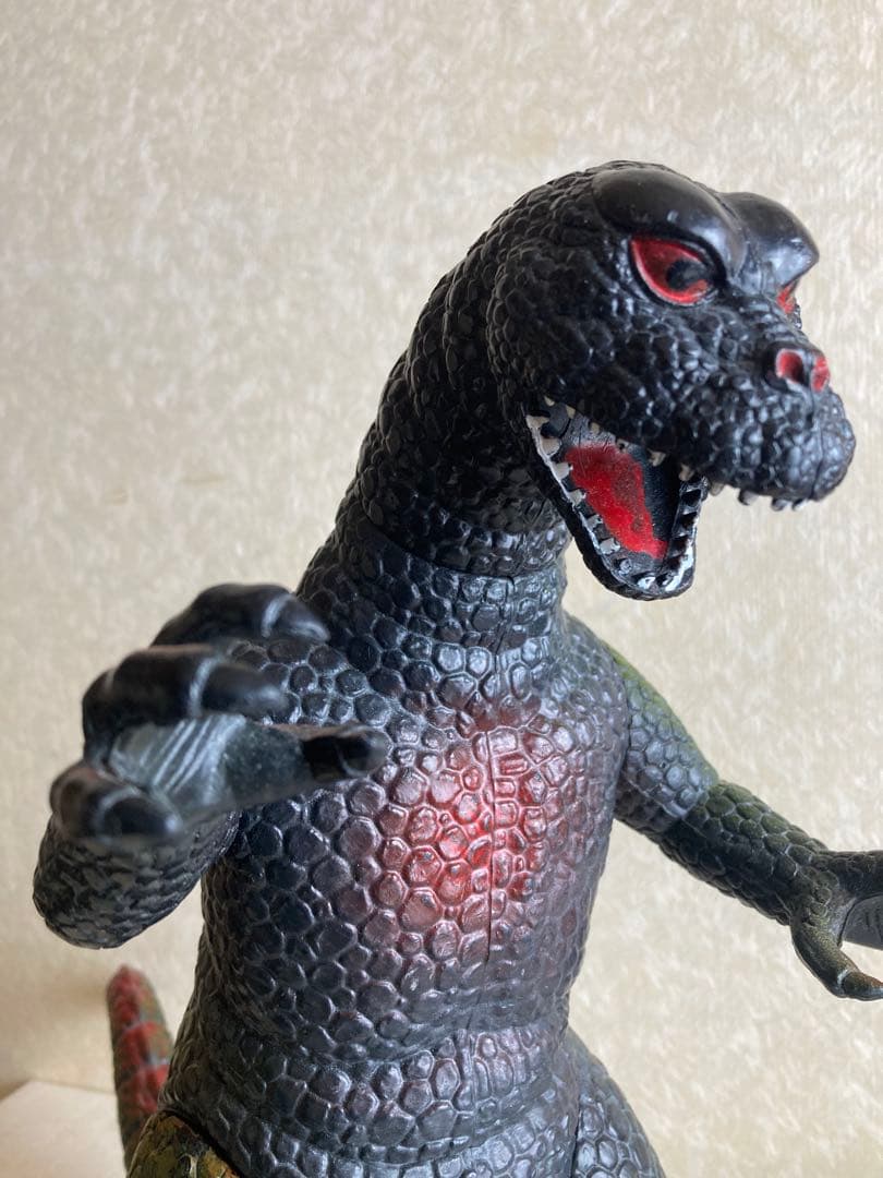 大型 ヴィンテージ怪獣ソフビ 香港製 約35cm UK刻印