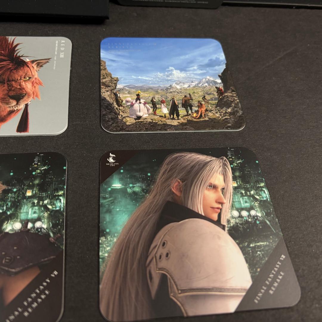 中古 未使用 ファイナルファンタジー スクウェアエニックス カフェ コースター