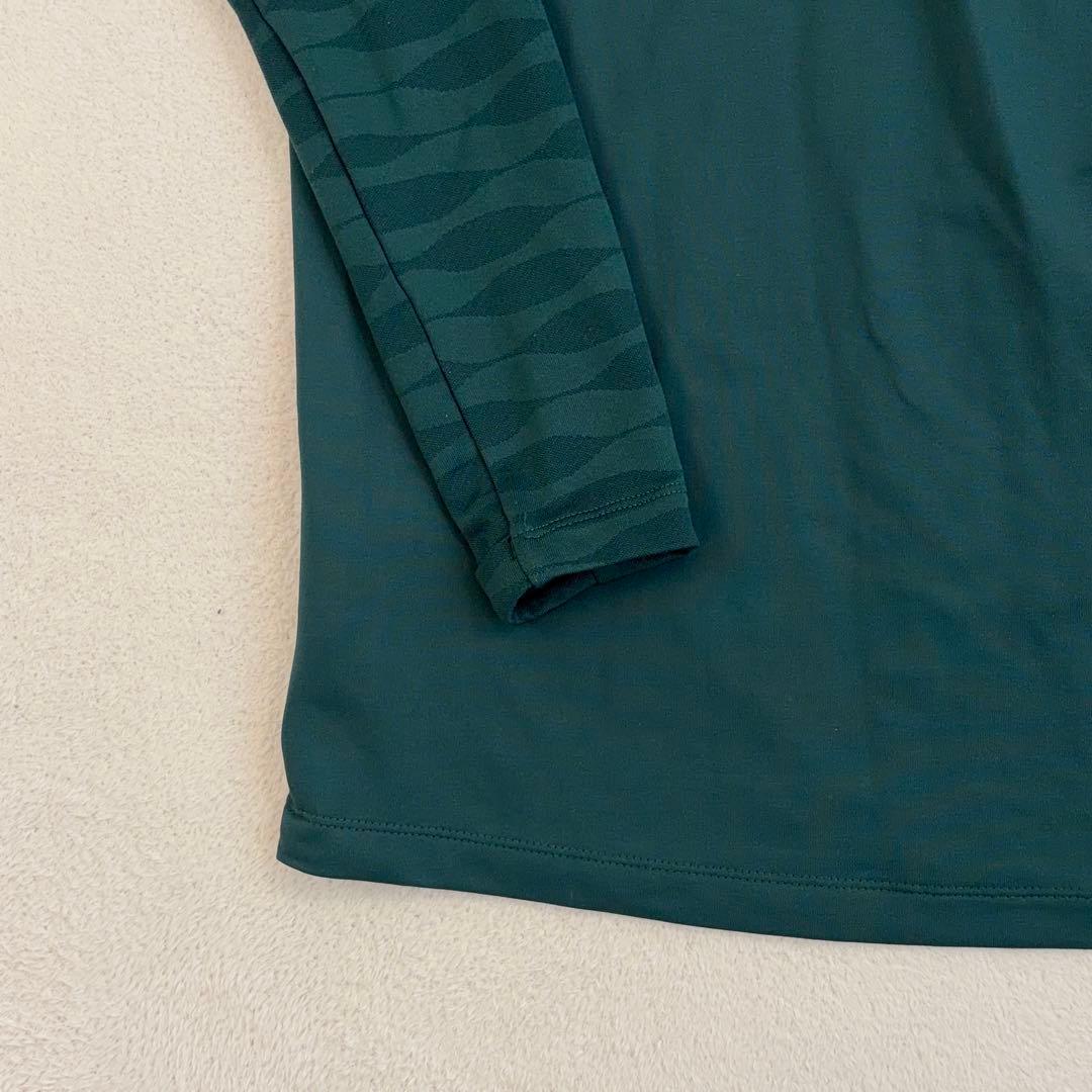 美品【NIKE】リバプール 21/22公式 ハーフジップ サッカーウェア 緑 M