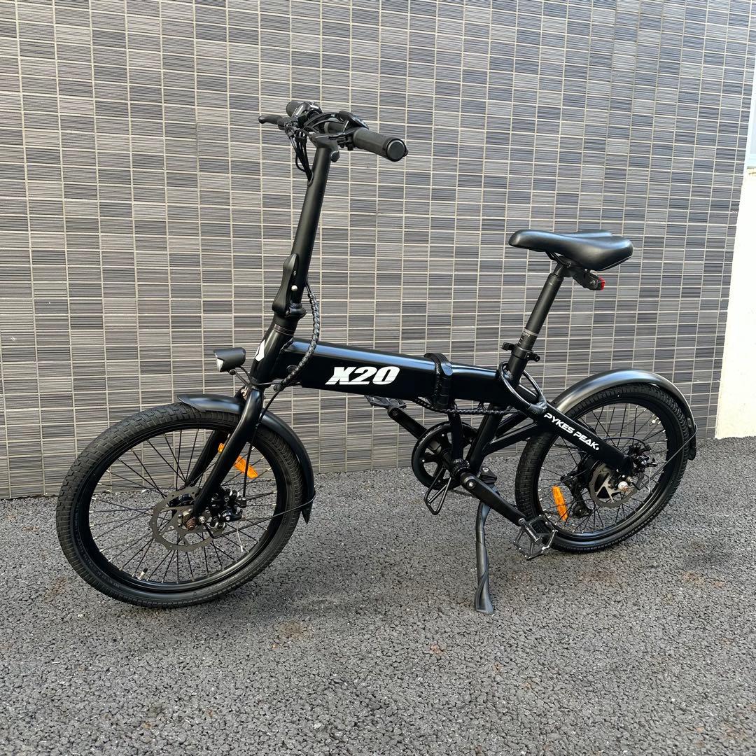 PYKESPEAK 電動アシスト自転車 X20 20インチブラックバッテリー新品