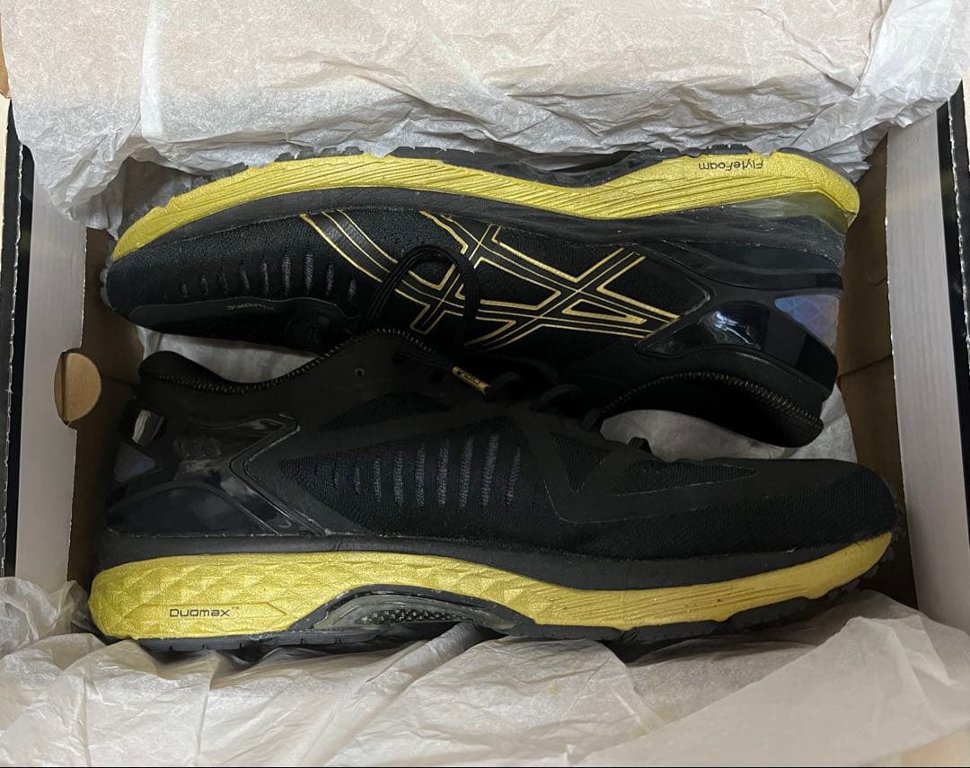 ASICS Run サイズ27.0cm USEDブラック/ゴールド