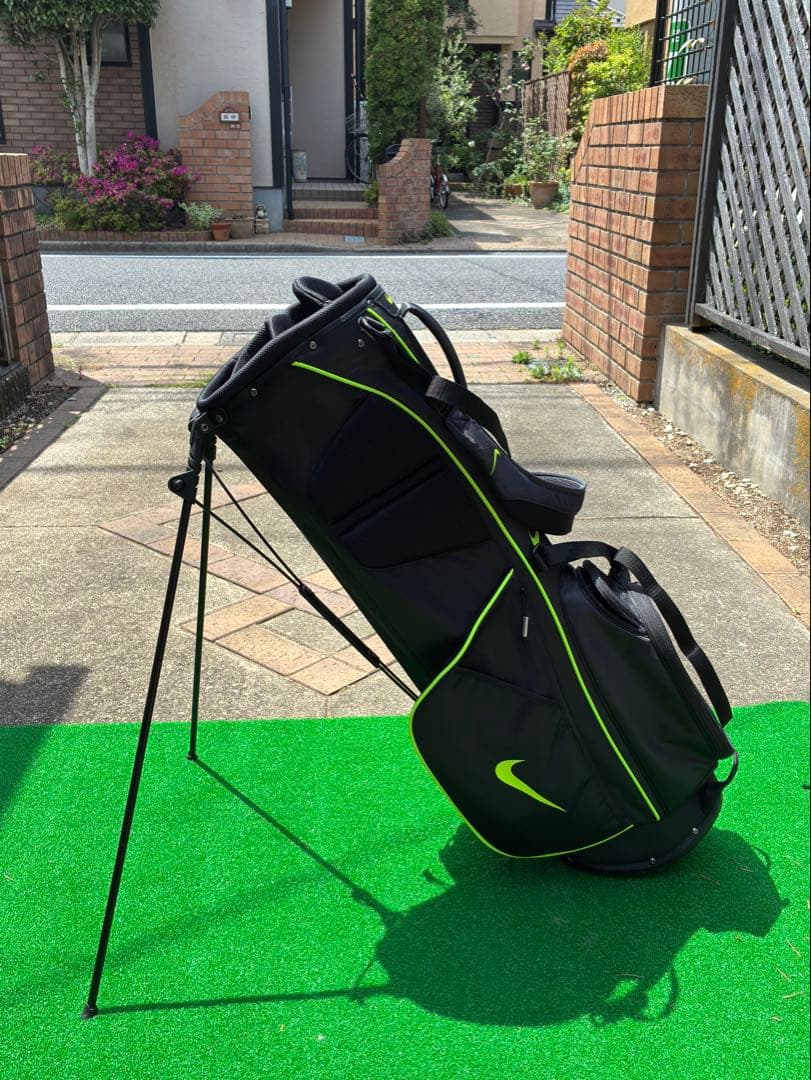 NIKE GOLF キャディバッグ ゴルフバッグ　ブラック/イエロー　国内非売品