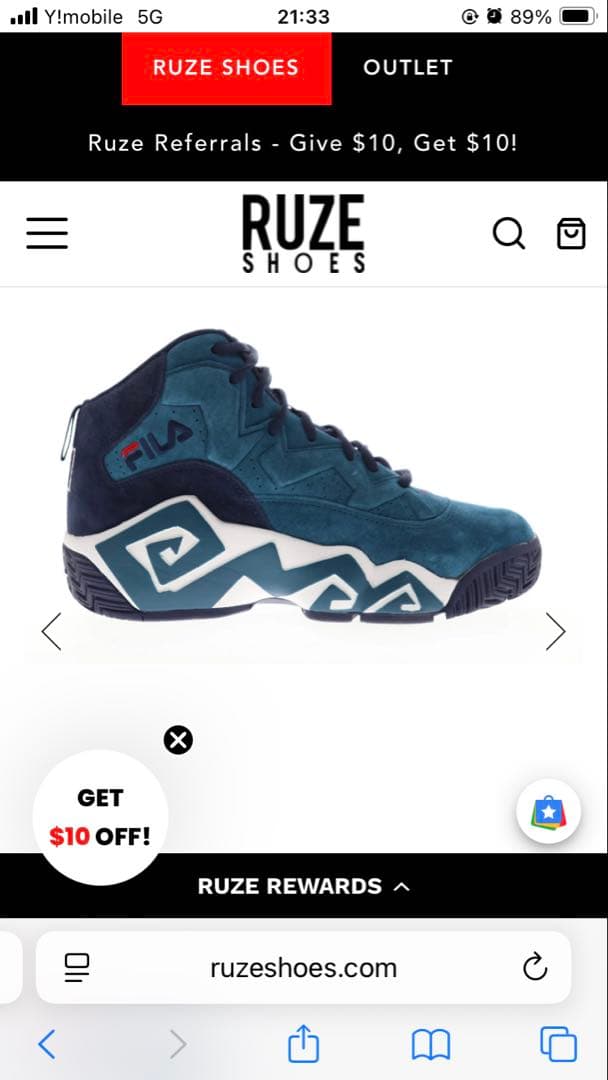 フィラ　FILA 1BM00051-421 オックスフォード