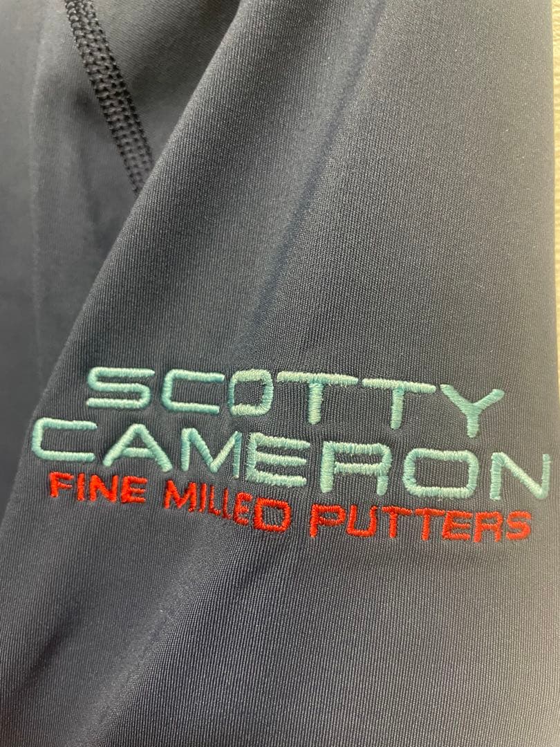 SCOTTY CAMERON ネイビー ハーフジップシャツ