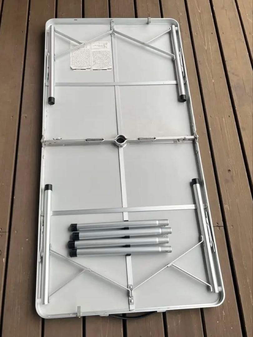 Coleman ナチュラルモザイクリビングテーブル　120折りたたみ キャンプ