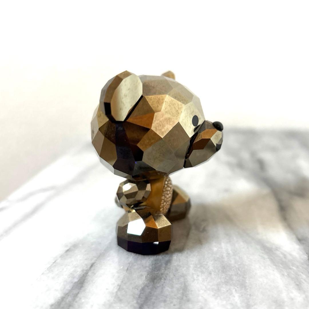 【希少・廃盤】スワロフスキー クリスベア ゴールド フィギュリン（フランス購入品