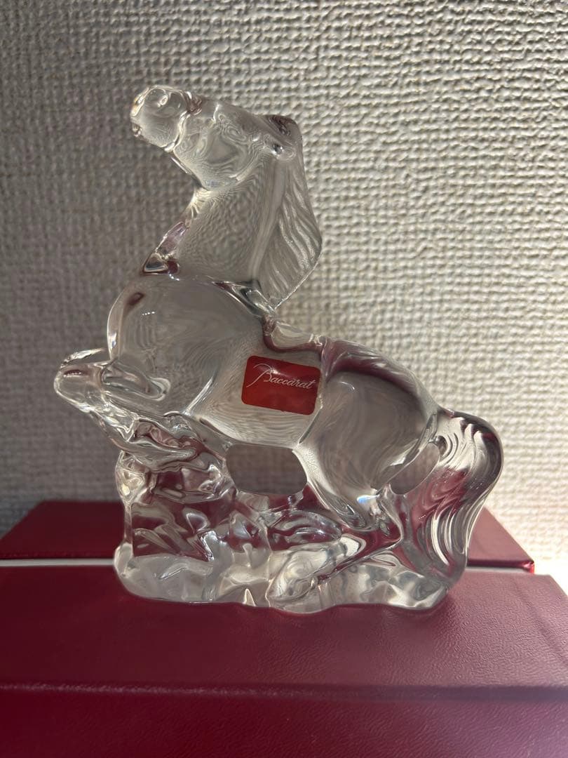 Baccarat バカラ クリスタル 来年の干支 午 馬 置物