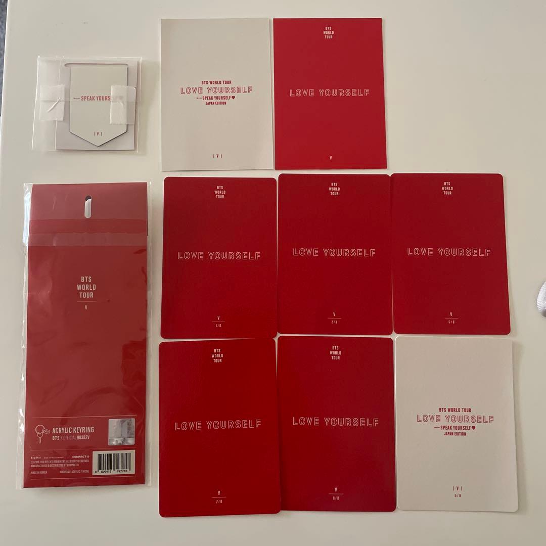 BTS Vテテ キムテヒョン Loveyourself ミニフォト まとめ売り