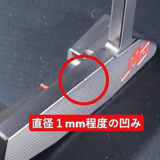 【訳有／未使用】三浦技研◇軟鉄鍛造パターMGP-B4 ディアマナP135◇33