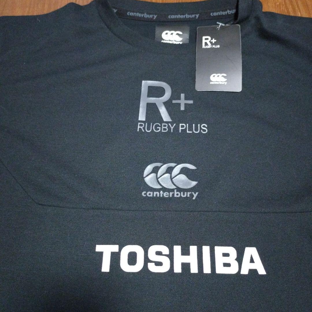 【canterbury】東芝ブレイブルーパス RUGBY PLUS Tシャツ 黒