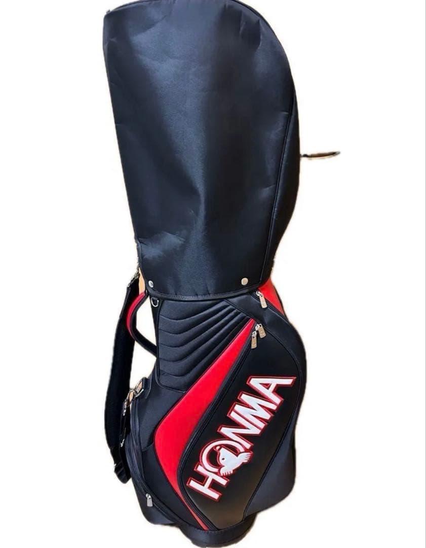 HONMA キャディバッグ ブラック/レッド 限定品
