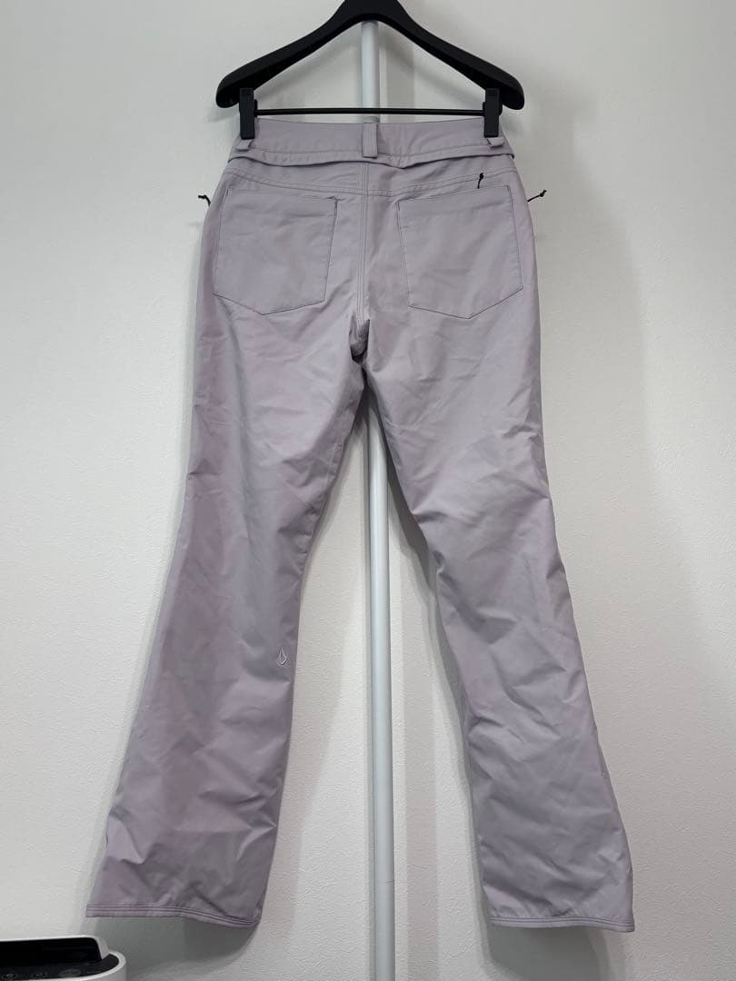 VOLCOM スノーボードパンツ Sサイズ ライトグレー
