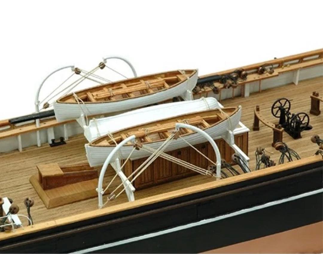 木製帆船模型 1/80カティサーク 帆付