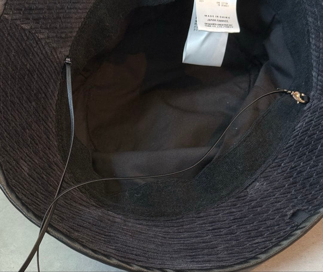 美品 ★ MARK&LONA バケットハット 帽子 マーク&ロナ 秋冬 正規品