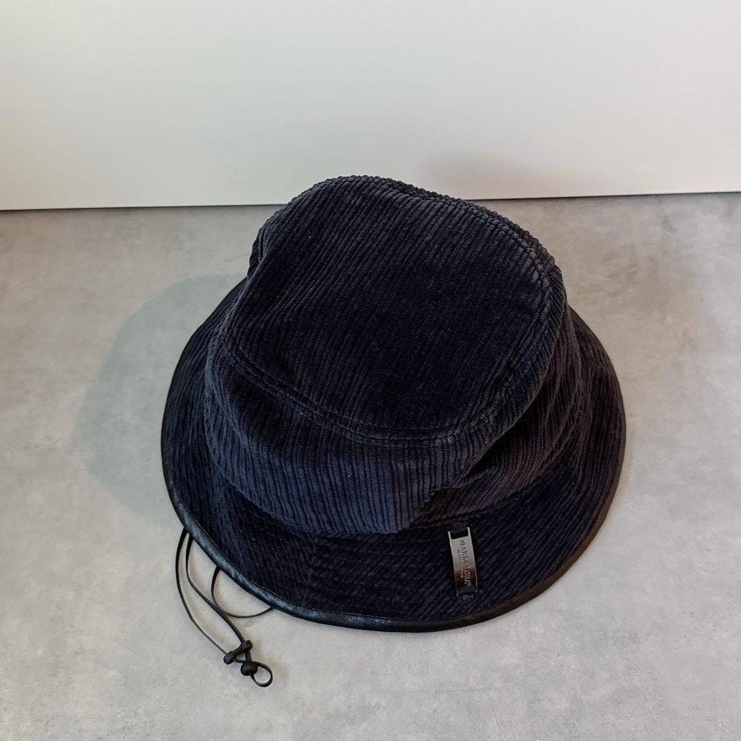 美品 ★ MARK&LONA バケットハット 帽子 マーク&ロナ 秋冬 正規品