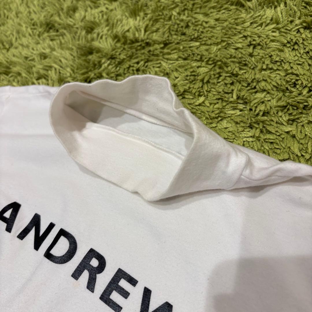St ANDREWS セントアンドリュース 長袖モックネック ホワイト Sサイズ