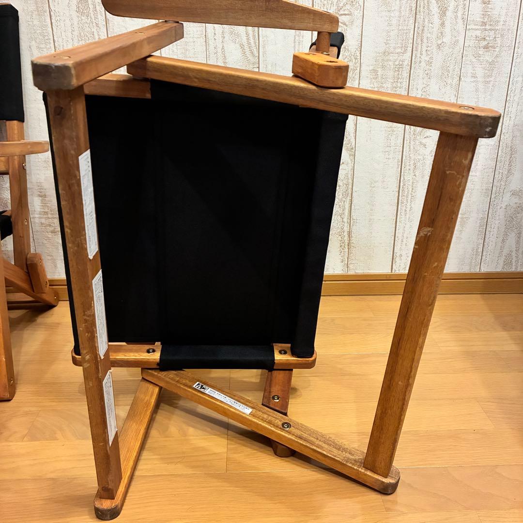 ニトリ 木製 折りたたみ ローチェア 2脚セット
