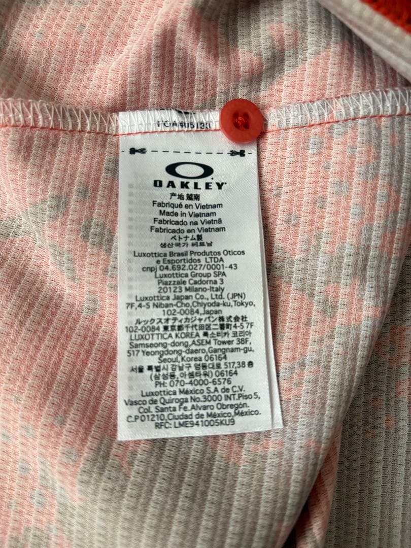 OAKLEY オークリー　ゴルフ　Tシャツ　メンズ　レッド　XL