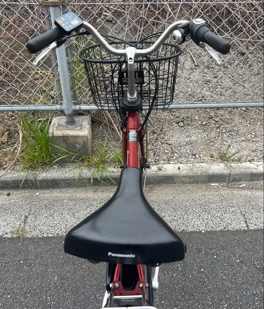 パナソニックエコナビ付き電動アシスト自転車26インチ関東圏配送可能 程度良好