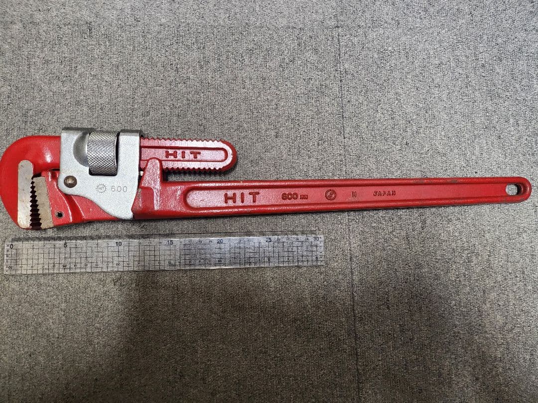 未使用　HIT パイプレンチ　600mm