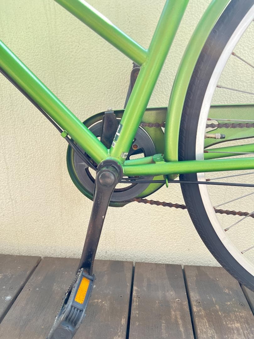 FLUTE CS ２７インチ　６段変速　シティサイクル　グリーン　引取専用
