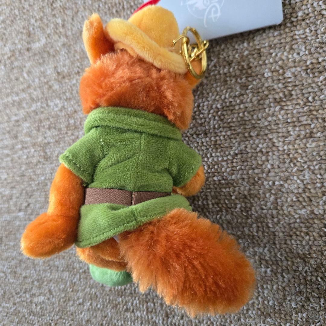 ディズニーストア　ロビンフッド　トートバッグ　キーチェーン　マスコット　ぬい