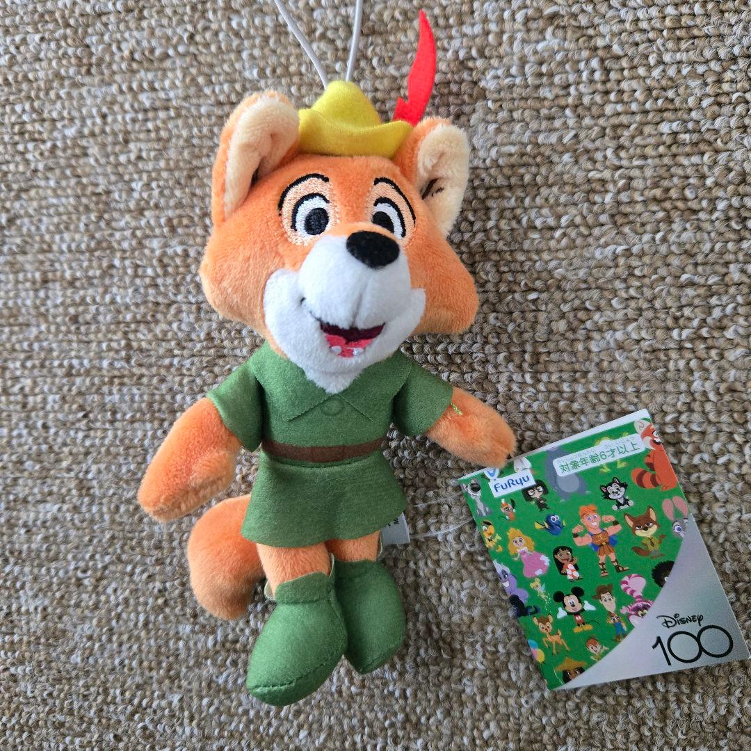 ディズニーストア　ロビンフッド　トートバッグ　キーチェーン　マスコット　ぬい