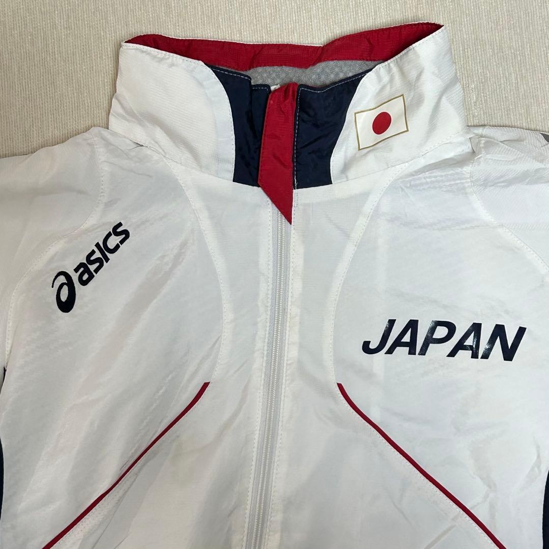 アシックス　ウインドブレーカー　日本代表　ジャンパー　ナイロン系　asics