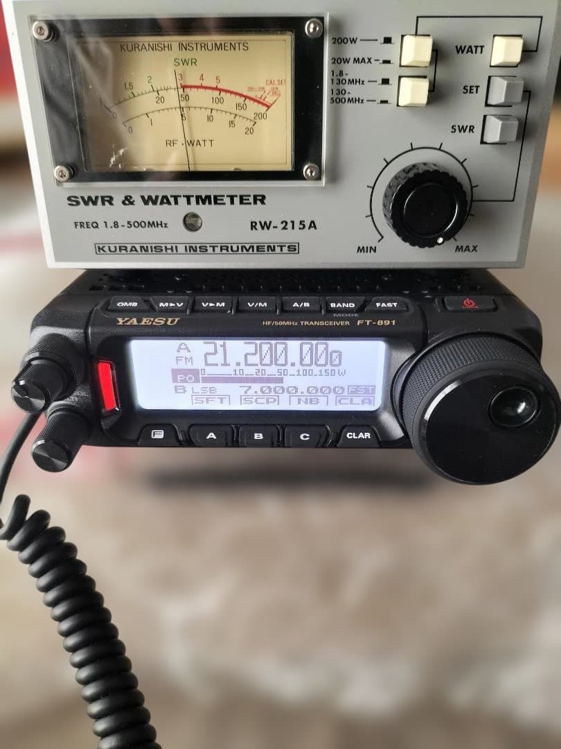 YAESU 八重洲 HF/50MHz帯オールモード FT-891M 美品