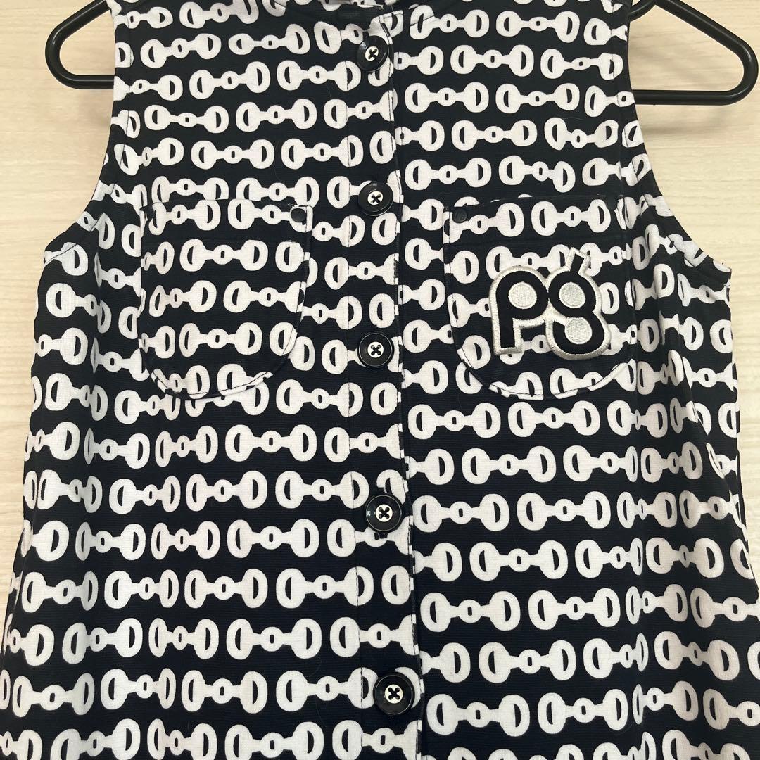 【美品】PEARLYGATE パーリーゲイツ　ノースリーブロンパース　０サイズ