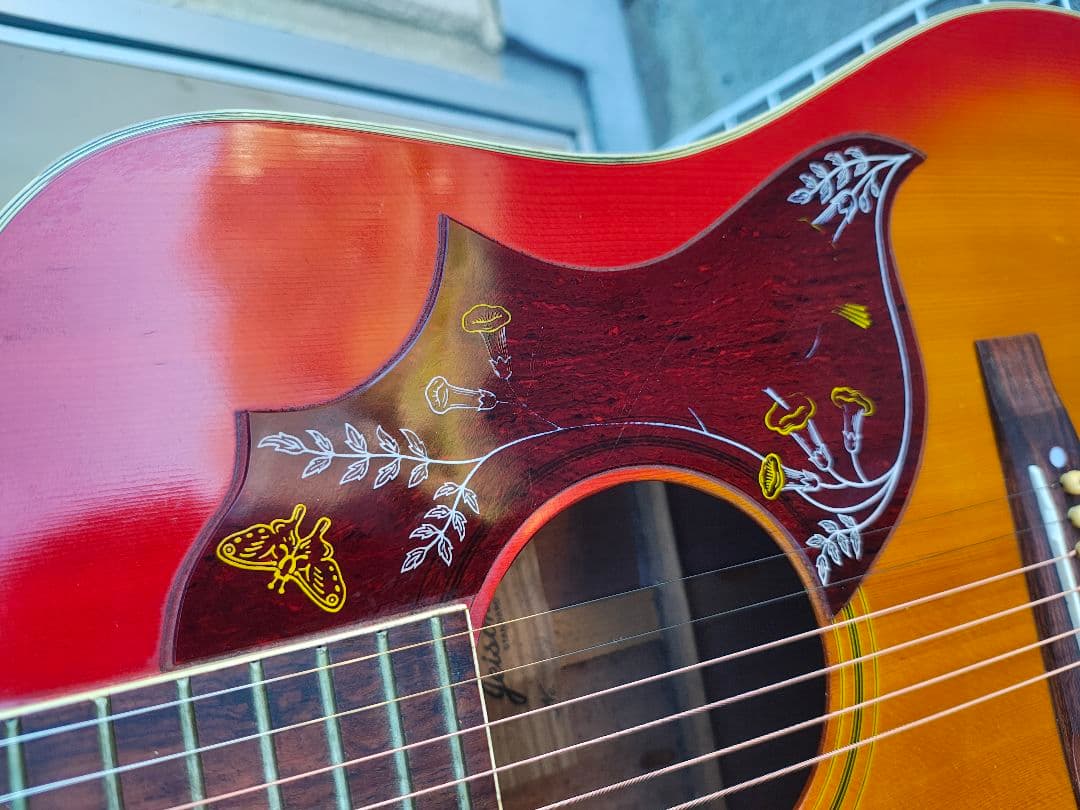 美品 JEISON Hummingbird PU付エレアコ G社シール２枚