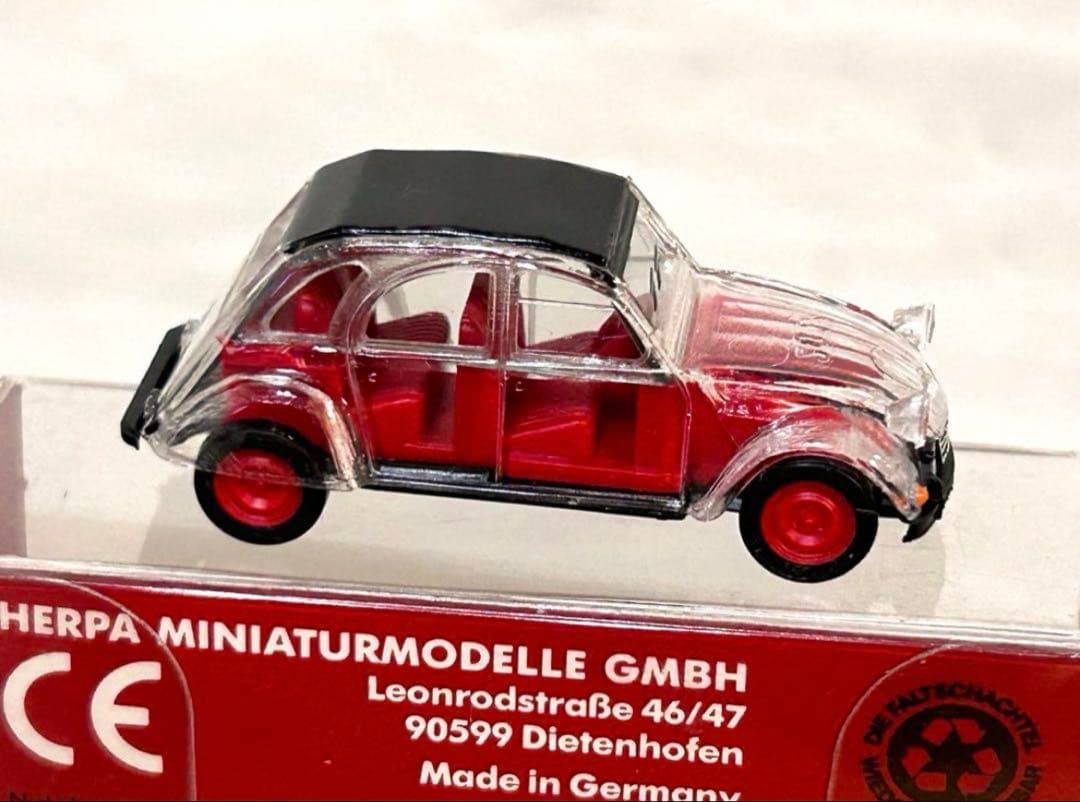 ヘルパ 1/87 シトロエン2CVスケルトンモデル