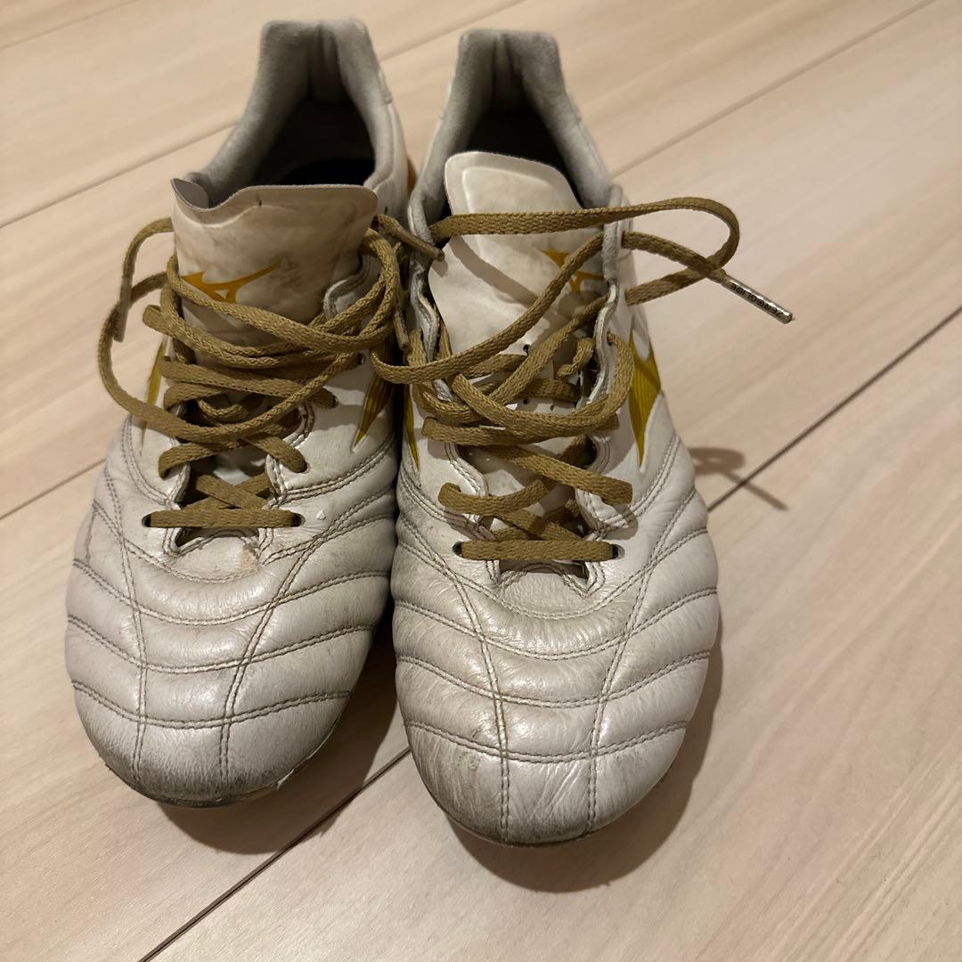 Mizuno モナルシーダネオ ホワイト/ゴールド 25.5