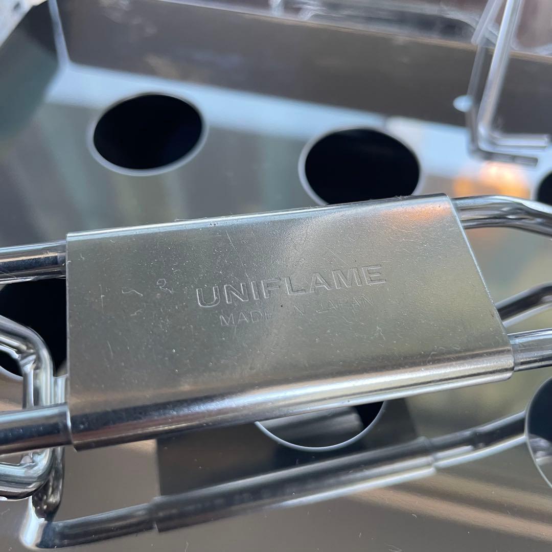 新品未使用✨　UNIFLAME ファイアグリル　焚き火台　収納袋などオマケ付き